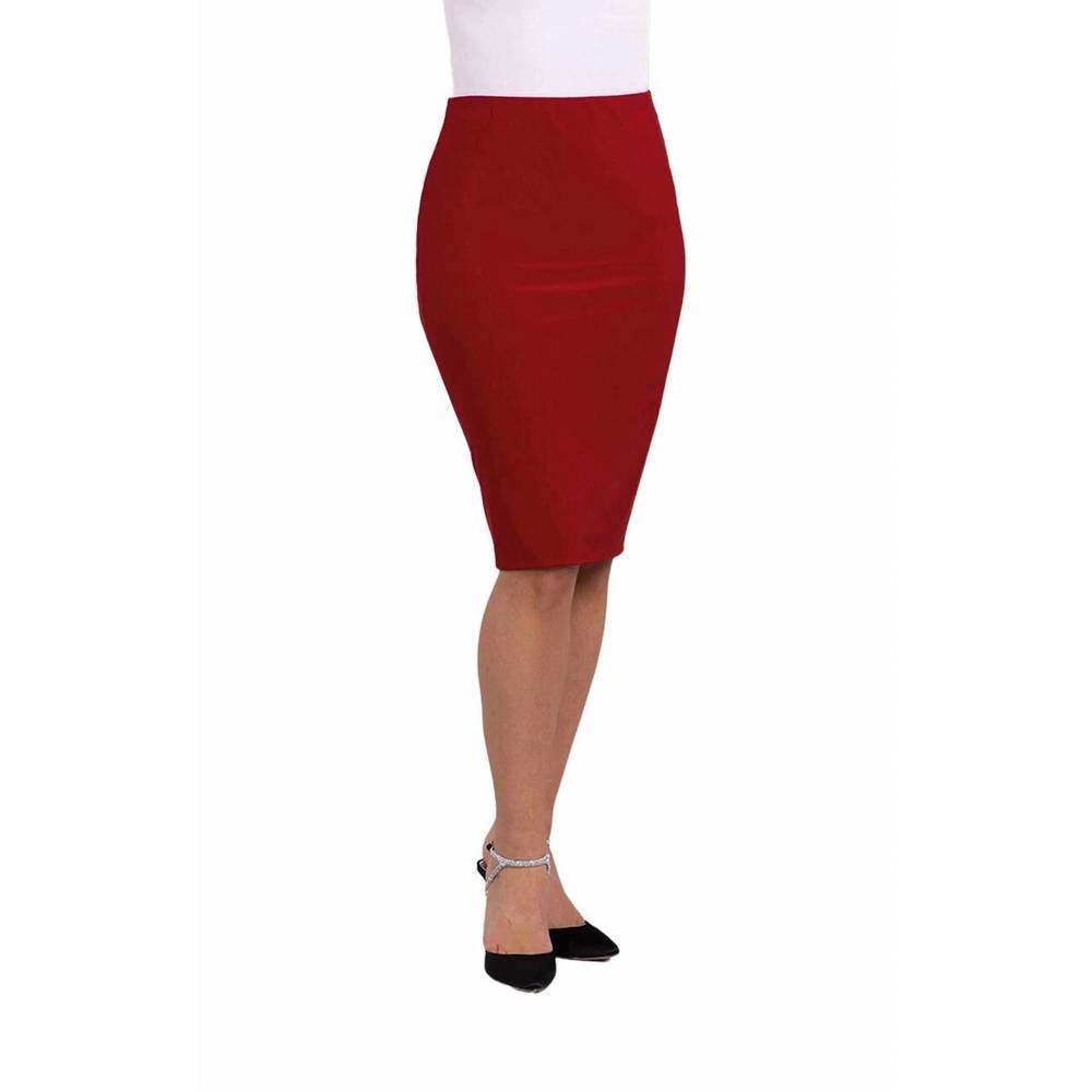 NEW SYMPLI tube skirt midi in red